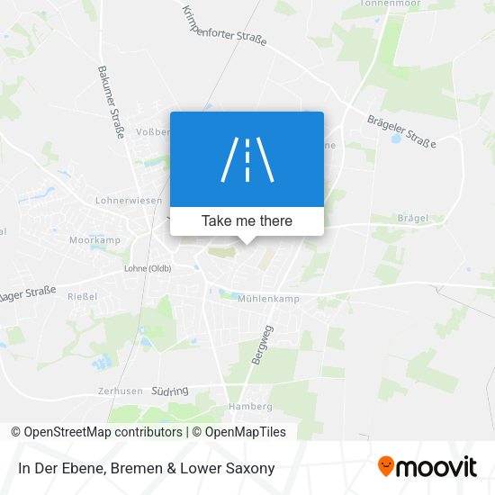 In Der Ebene map