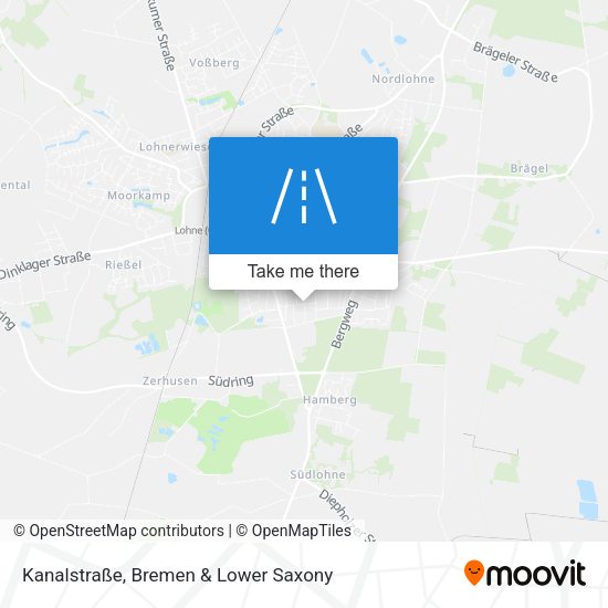 Kanalstraße map