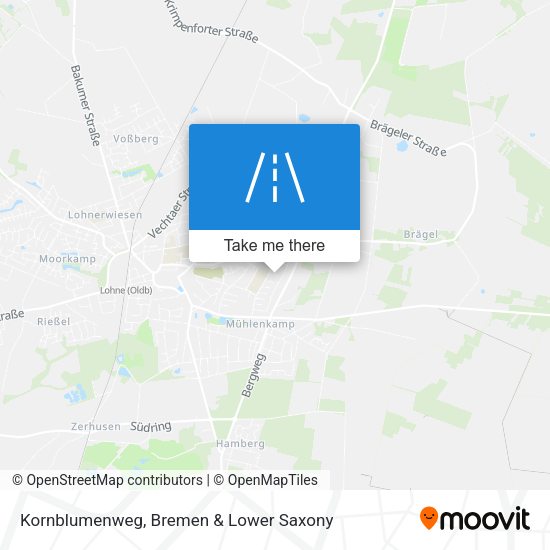 Kornblumenweg map
