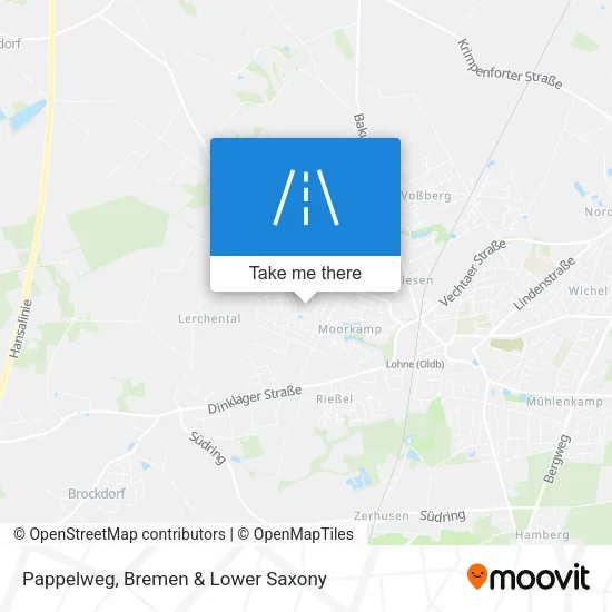 Карта Pappelweg
