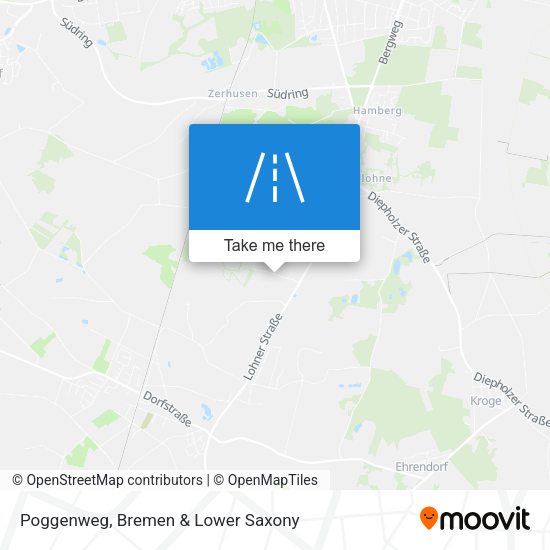 Poggenweg map