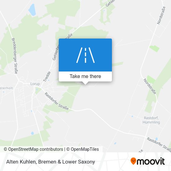 Alten Kuhlen map