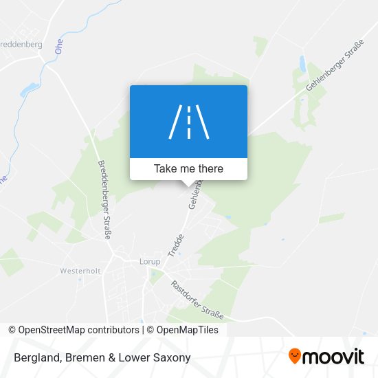 Bergland map