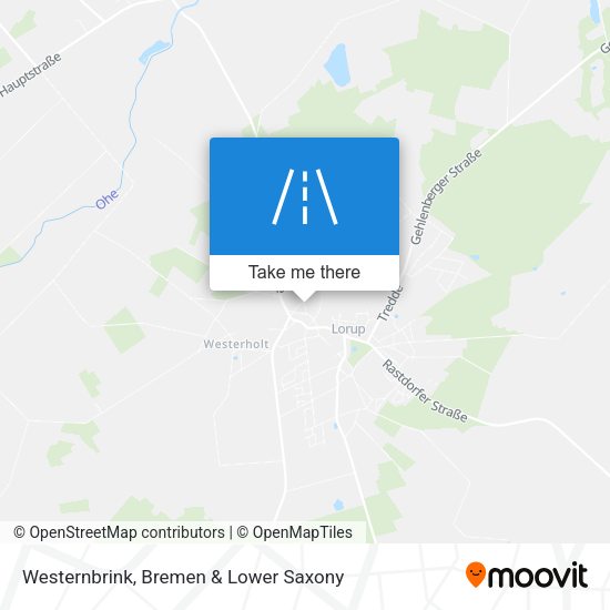Westernbrink map