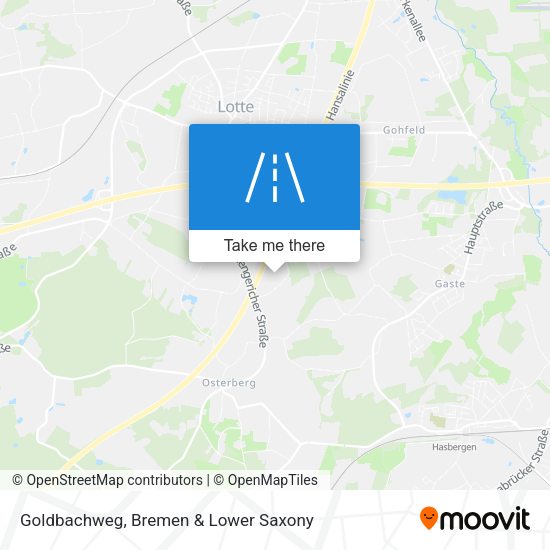 Goldbachweg map
