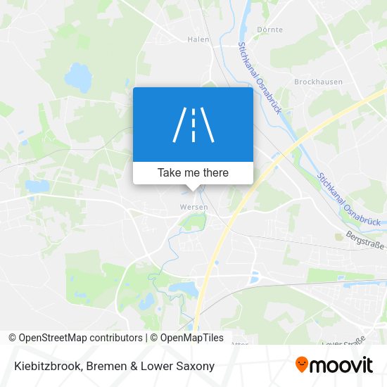 Kiebitzbrook map