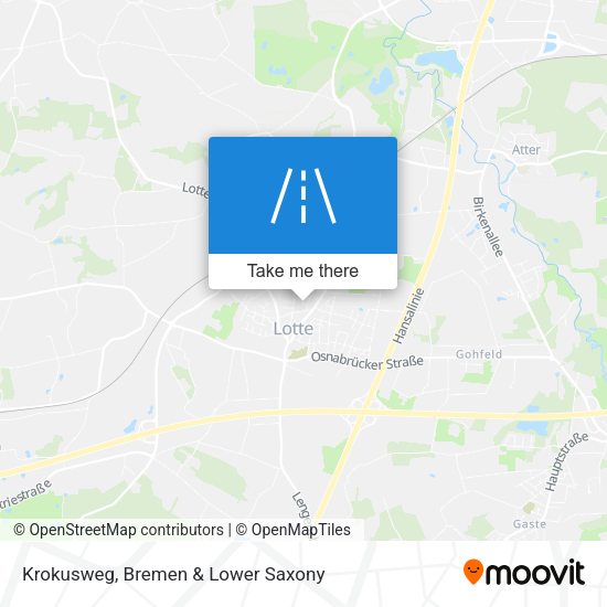 Krokusweg map