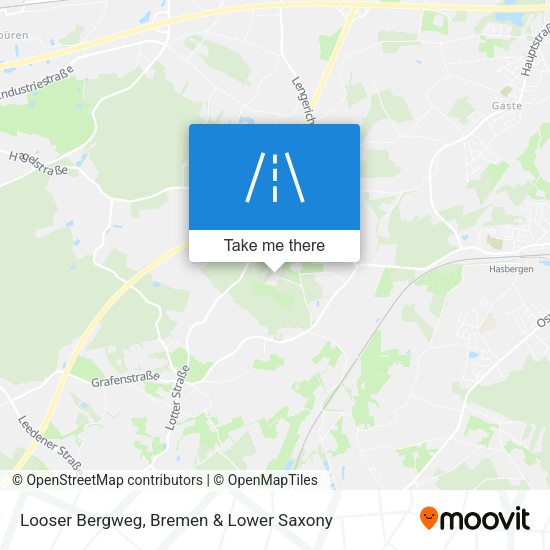 Looser Bergweg map