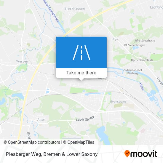 Piesberger Weg map