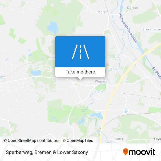 Sperberweg map