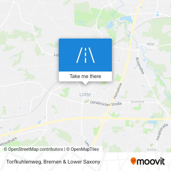 Torfkuhlenweg map
