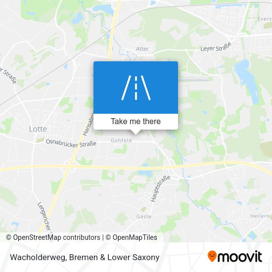 Wacholderweg map