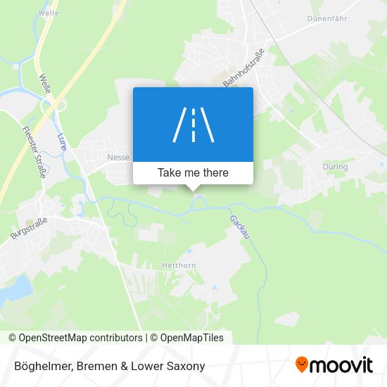 Böghelmer map