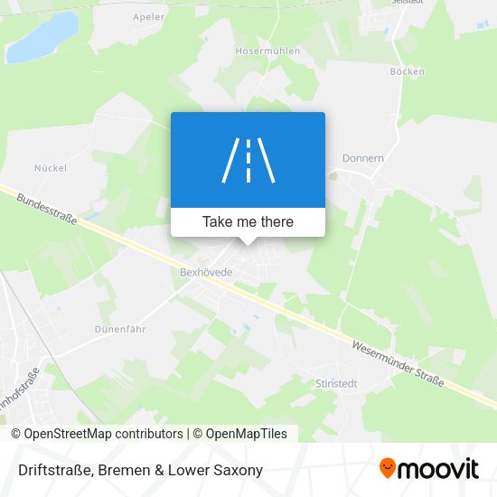 Driftstraße map