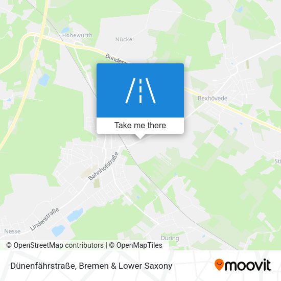 Dünenfährstraße map