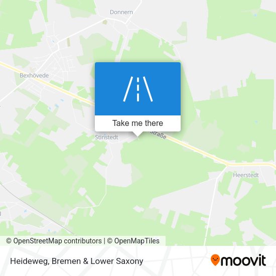 Heideweg map