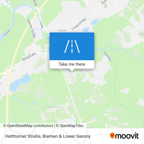 Hetthorner Straße map