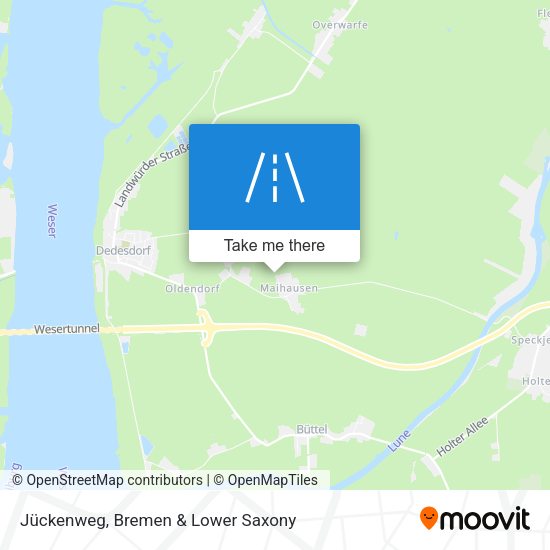 Jückenweg map