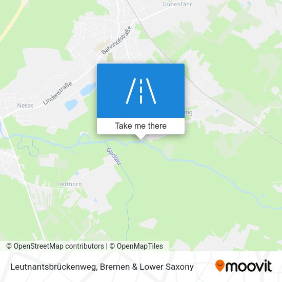 Leutnantsbrückenweg map