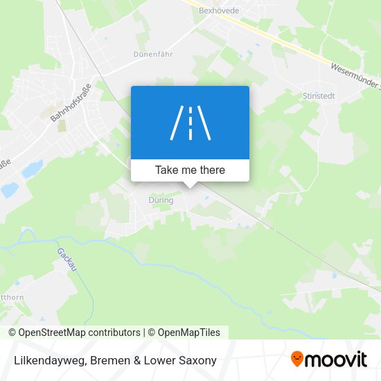 Lilkendayweg map