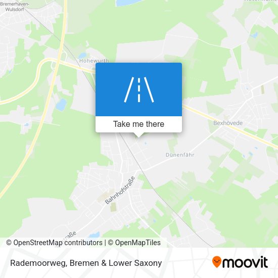 Rademoorweg map