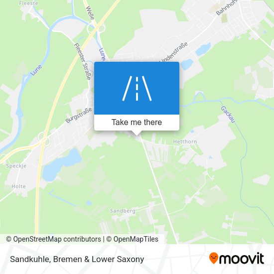 Sandkuhle map