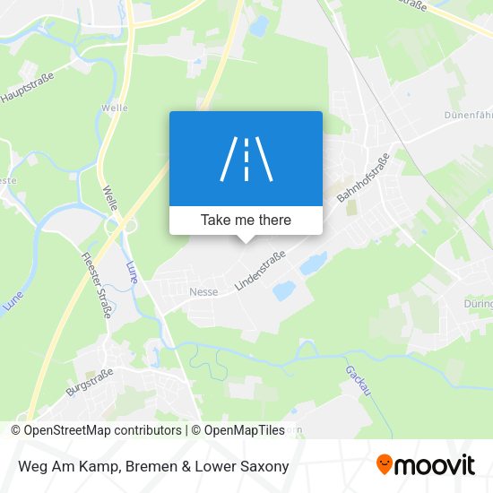 Weg Am Kamp map