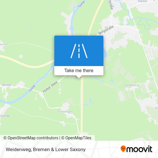 Weidenweg map