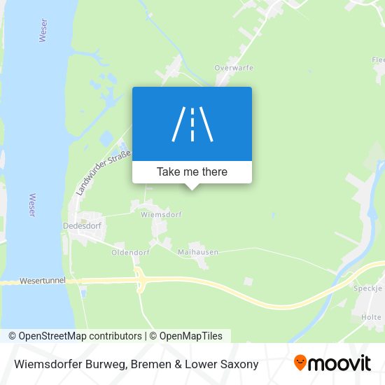 Wiemsdorfer Burweg map
