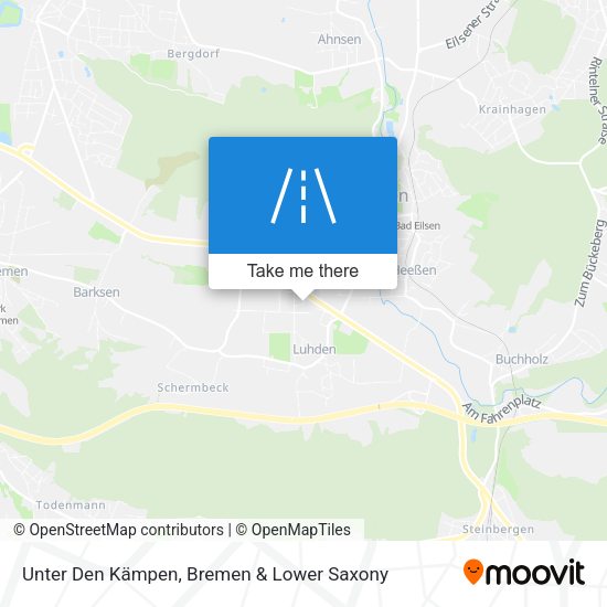 Unter Den Kämpen map