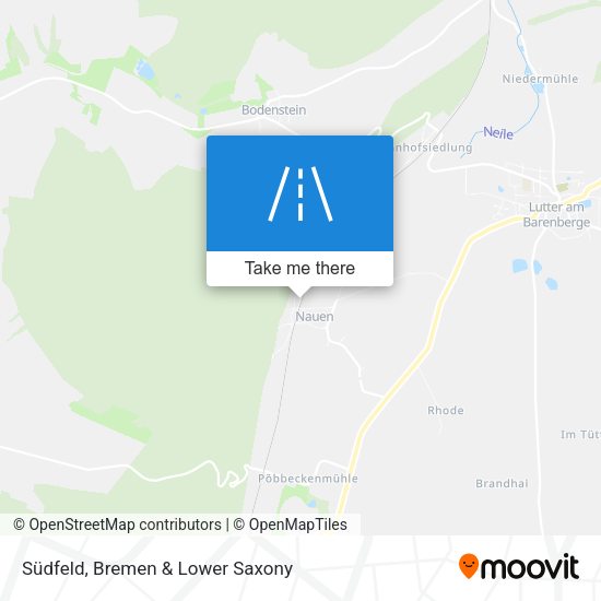 Südfeld map