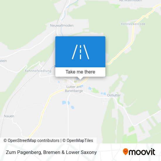Zum Pagenberg map