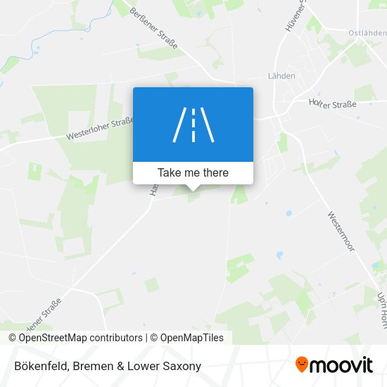 Bökenfeld map