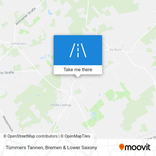 Tümmers Tannen map