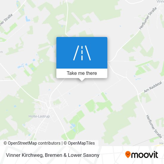 Vinner Kirchweg map