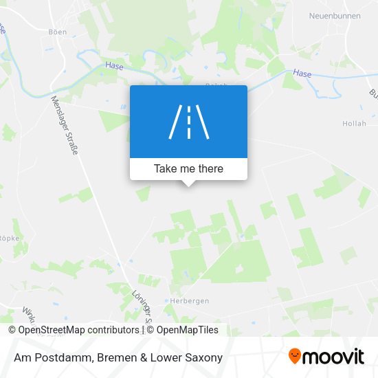 Am Postdamm map