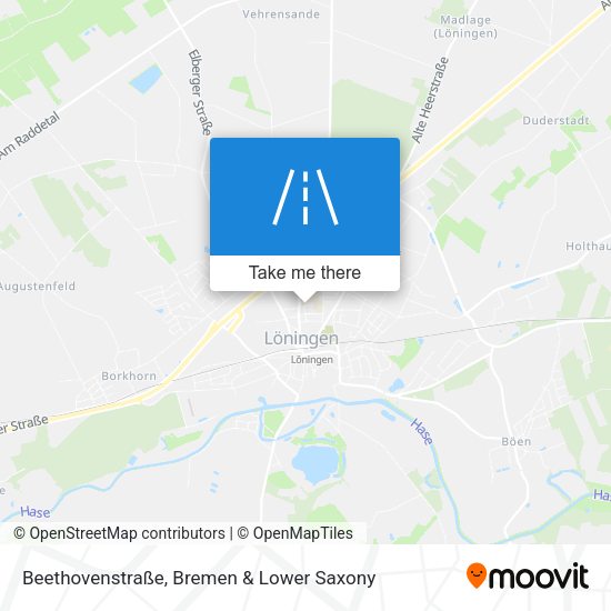 Beethovenstraße map
