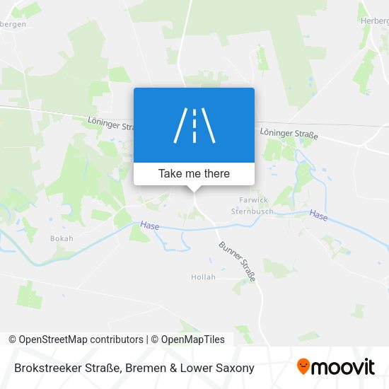 Brokstreeker Straße map