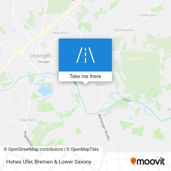Hohes Ufer map