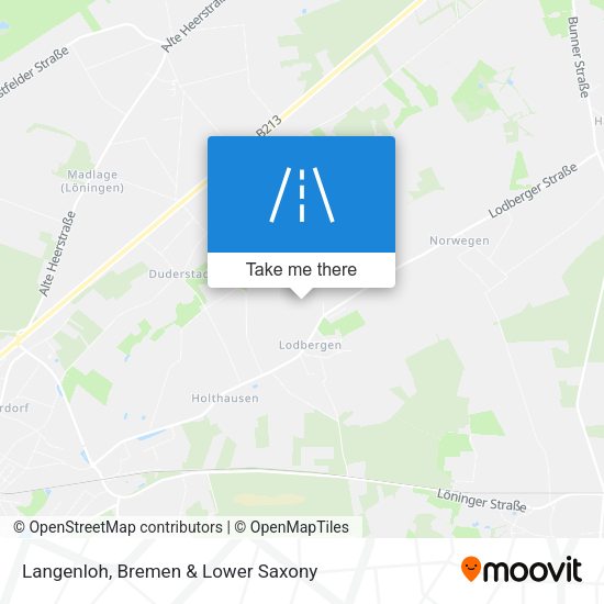 Langenloh map