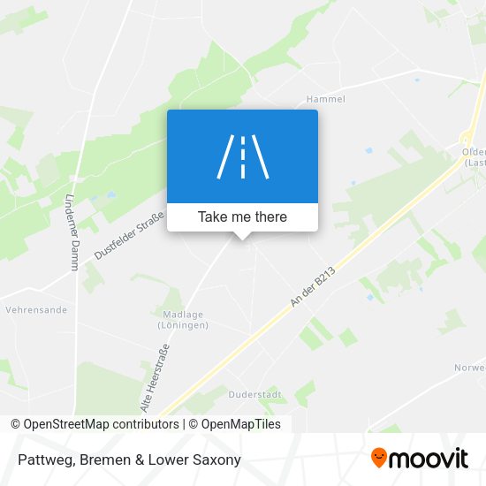 Pattweg map