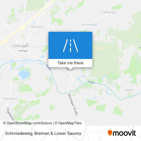 Schmiedeweg map