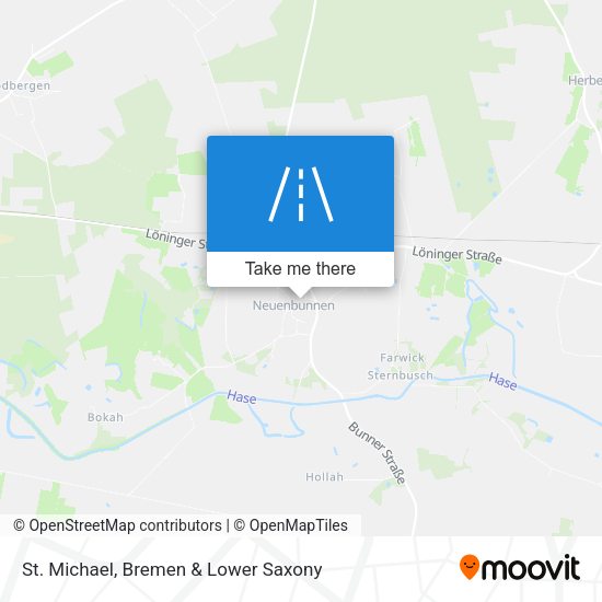 St. Michael map
