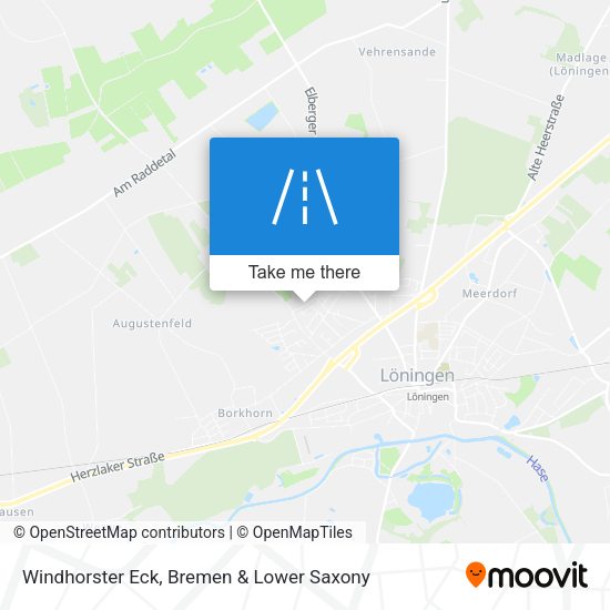 Windhorster Eck map