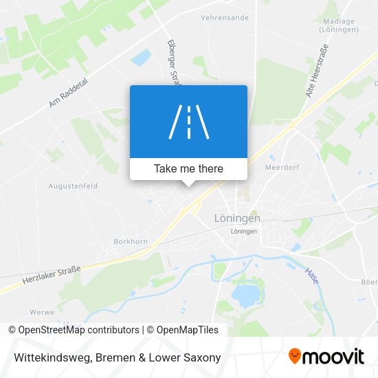 Wittekindsweg map