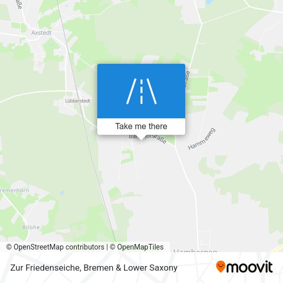 Zur Friedenseiche map
