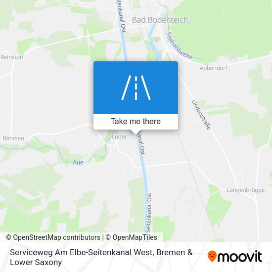 Serviceweg Am Elbe-Seitenkanal West map