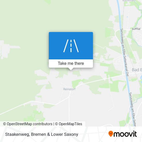 Staakenweg map