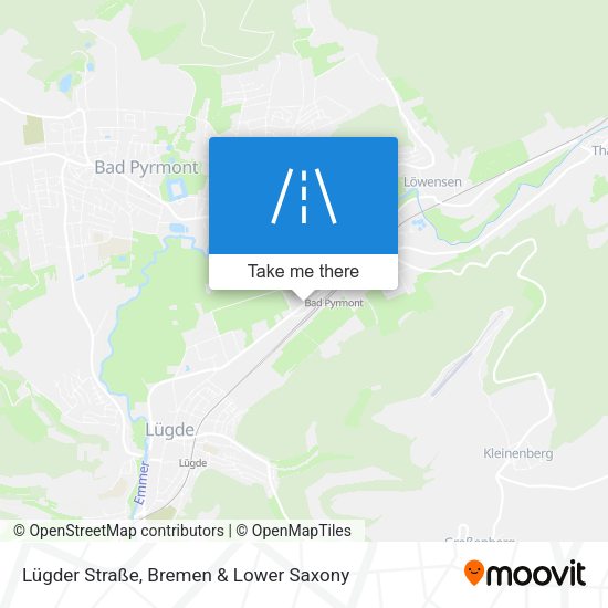 Lügder Straße map