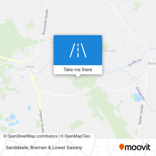 Sanddeele map